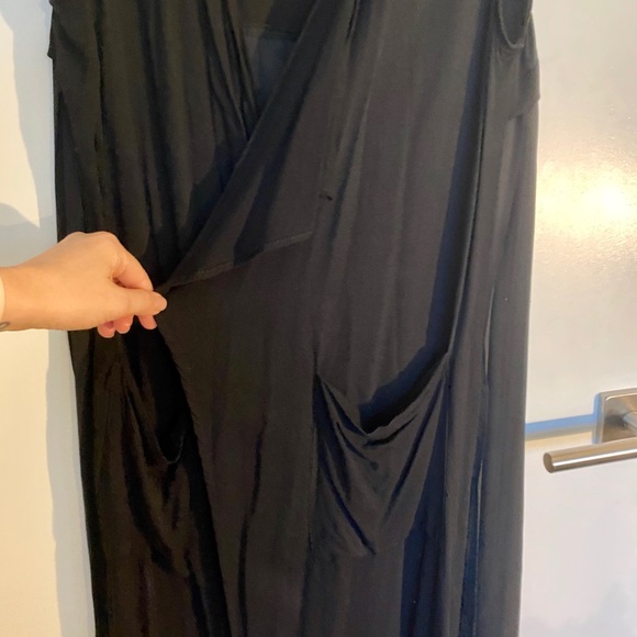 Zara Black Chiffon Duster Size M - Picture 5 of 13